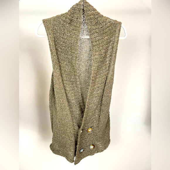 SWEATER VEST CARDIGAN - Picture 1 of 2